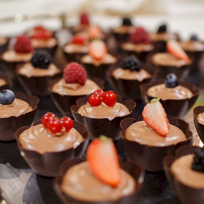 Mouse in Schoko-Cups