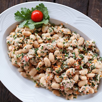 Weißer Bohnen Salat