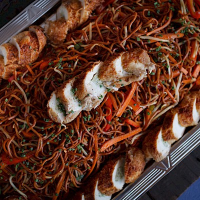 Asiatischer Nudelsalat