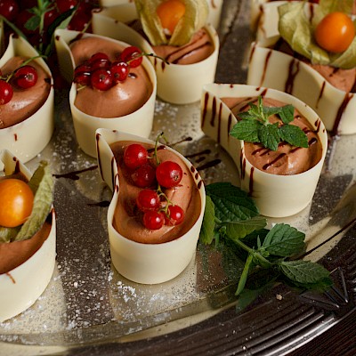 Couples mit Mousse au chocolat